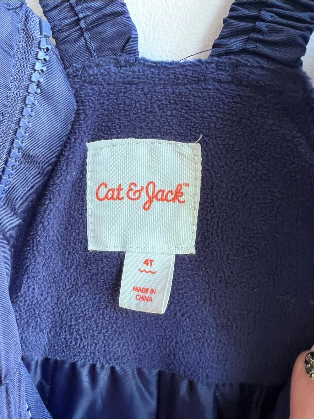 Cat & Jack Navy Blue Kids Snow Bib Overalls